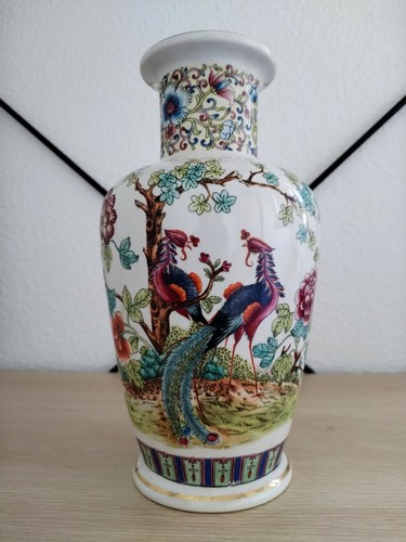 Vase porcelaine signature v - vase, v.v