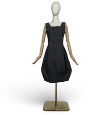 Sarah Pacini Vintage Dress Stretch Linen Balloon Bubble Size 1