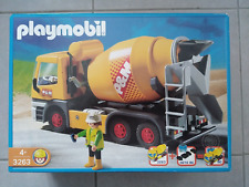 3263 Playmobil construction site: driver / concrete spinning top truck / mixer (P&M)