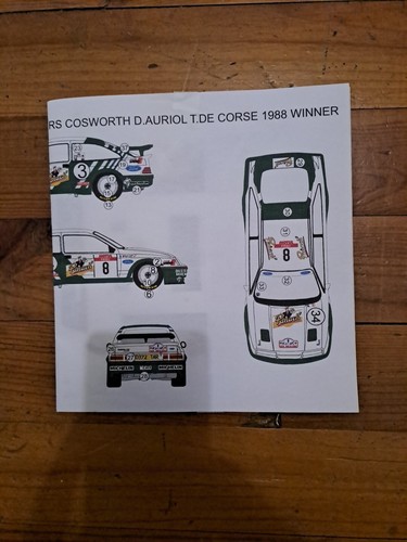 Maquette kit decalque ford - maquette,