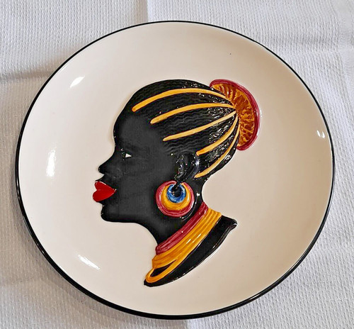 Assiette faïence décor - en,