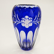Elégant vase en cristal de