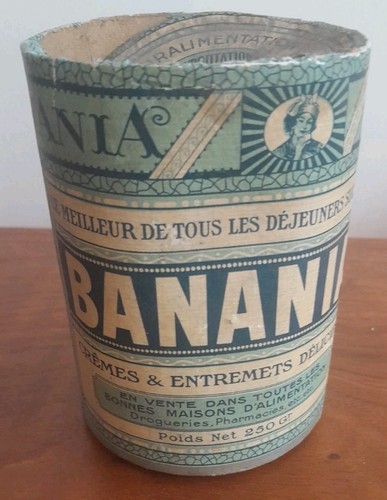 Boite banania factice carton - banania,