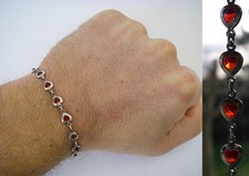 L:17.8cm beau Bracelet coeur