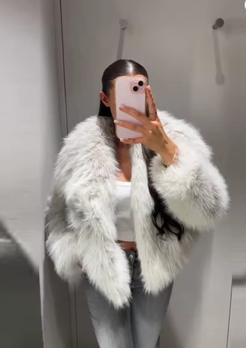 Veste fourrure synthétique - fourrure,