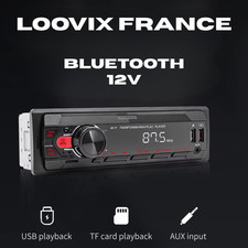 Autoradio 1 DIN Bluetooth USB