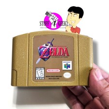 N64 Legend Of Zelda Ocarina Of Time - Custom Gold Cart - Stuff4Geekz 