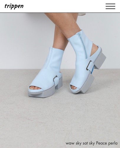 Lovely blue trippen - shoes, size