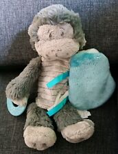 1834🌟Doudou Singe Gris Bleu Activités PAIRI DAIZA Noukies Noukie's 