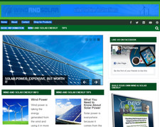 Site Web de blog éolien et