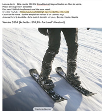 Skis courts 100cm - Snowfeet