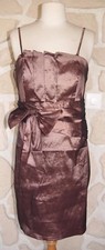 Robe de soirée marron neuve taille L marque Mimi'Show (bc)