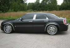 Chrome Extensions d'aile Set Avant et Arrière pour CHRYSLER 300C 2004-2010