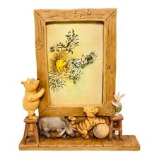 Disney Classic Winnie The Pooh Charpente Tigger Eeyore Piglet Picture Frame HTF
