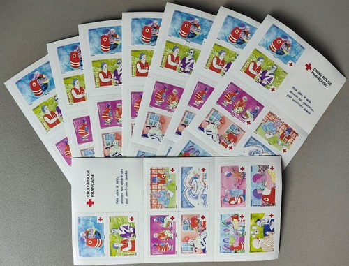 Carnet timbres la croix - carnet,