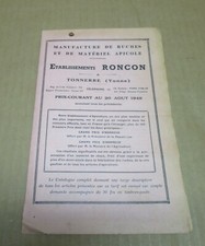 THUNDER BEEKEEPING (89) RONCON Ets Hives & Beekeeping Equipment Manufacture 1949