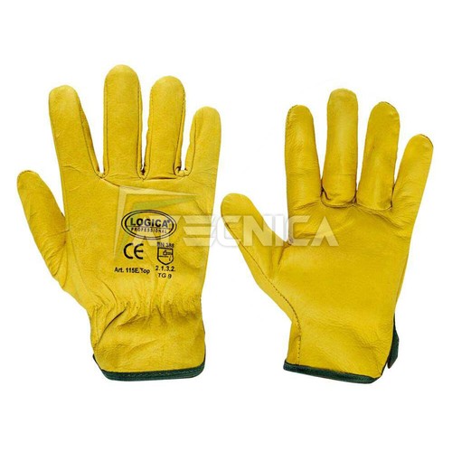 Gants travail jaunes en - gants,