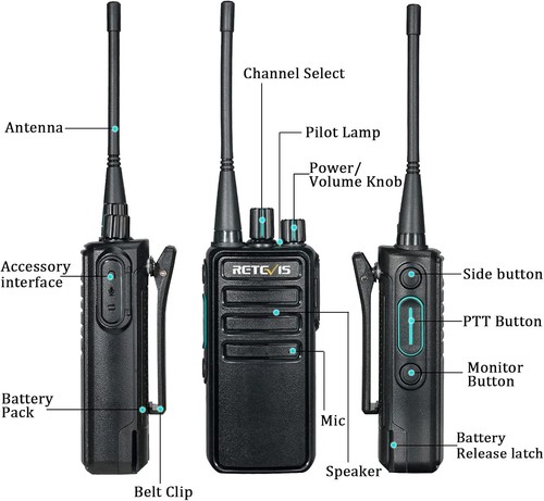 Retevis rb629 walkie talkie - walkie,