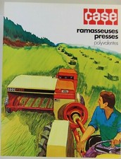 leaflet brochure CASE F200 to F333 pickup press tractor sfv vierzon ESSO