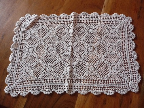 Napperon coton crochet - napperon,