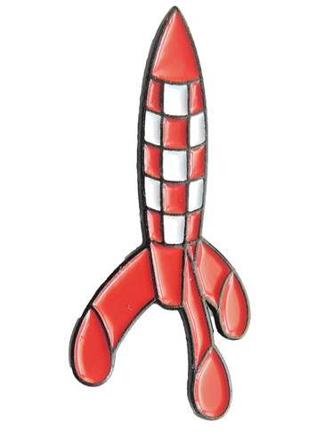 Pin tintin fusée - -,