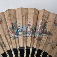 Eventail Ancien XVIIIè Décor