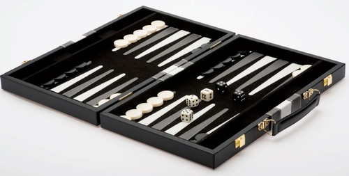 Backgammon simili cuir jeu - simili-cuir,