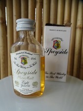 mignonnette SPEYSIDE Whisky Scotland Whisky bouteille plastique 5 cl + boite