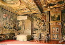 41 - Cheverny - Le Château - La chambre du roi - Beautiful four-poster bed covered