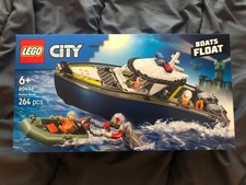 LEGO City 60456 : Le bateau de patrouille [Police Patrol Boat] NEUF / NEW