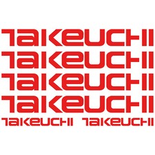 takeuchi XL autocollant