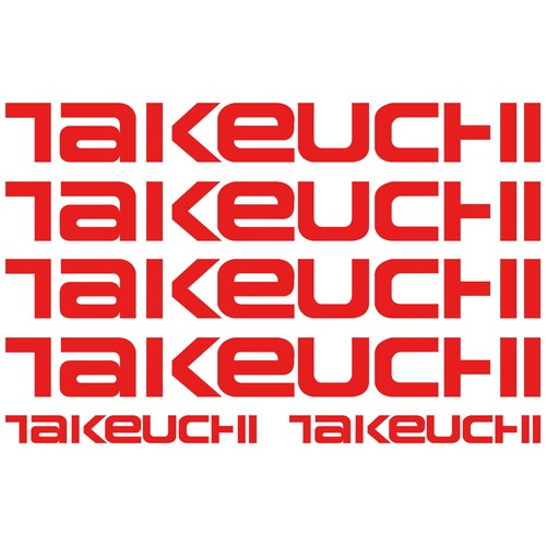 Takeuchi autocollant - takeuchi,