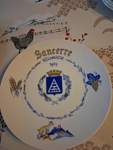 Assiette porcelaine comice - assiette,
