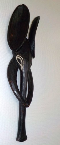Masque africain bois - en,