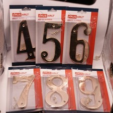 Numéros de maison en laiton
