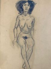 Dessin Alfred Leymarie Nu