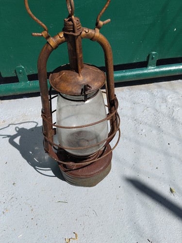 Ancienne lampe pétrole - ancienne,