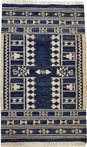 Tapis tribal tissé - à, main