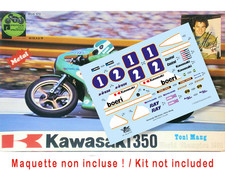 [FFSMC Productions] Decals Kawasaki 350cc Toni Mang  (pour Protar 1/9)