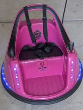 Bumper Buddy Pink Ride On Electric Car for Kids & Toddlers, 2-Speed, No Remote