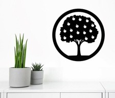 Pommier Métal Noir Panneau