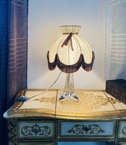 Lampe cristal époque - lampe,