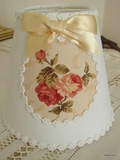 Abat-jour  Lin blanc et