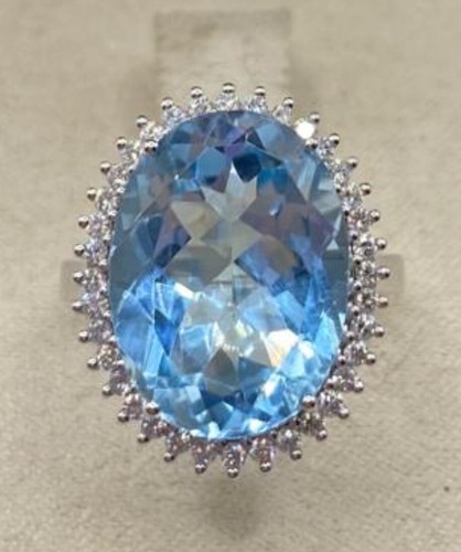 Bague blanc 18kt - bague,
