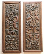 Superbe paire de panneaux en