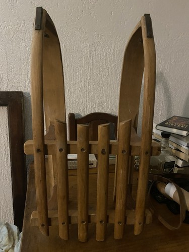 Luge bois années 1900 - luge, en