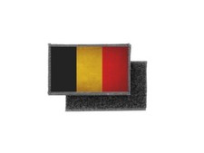 Patch ecusson imprime badge vintage drapeau belgique belge