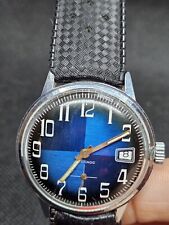 Antique Mechanical Deep Blue Dial Watch F996