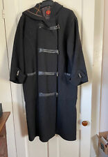 Vintage Loden Overcoat with Hood from Austria