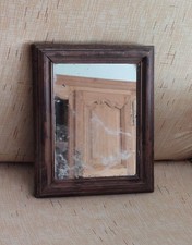 Petit Miroir Bois Ancien 19è